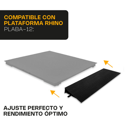 Báscula Industrial Digital Rhino Plaba12 3000kg 120x120cm Modulo indicador Iqy incluido