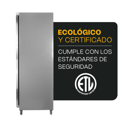 Refrigerador Vertical Rhino Revesol23 0°c A 4°c 23 Pies