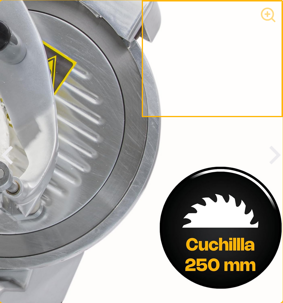 Rebanadora Jamon Marca Rhino Cuchilla De 250mm SLI-250