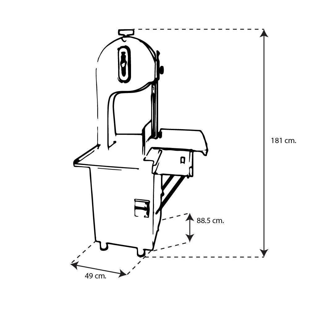 Sierra para Carne Y Hueso Torrey ST 295 PE 1.5 Hp 110V