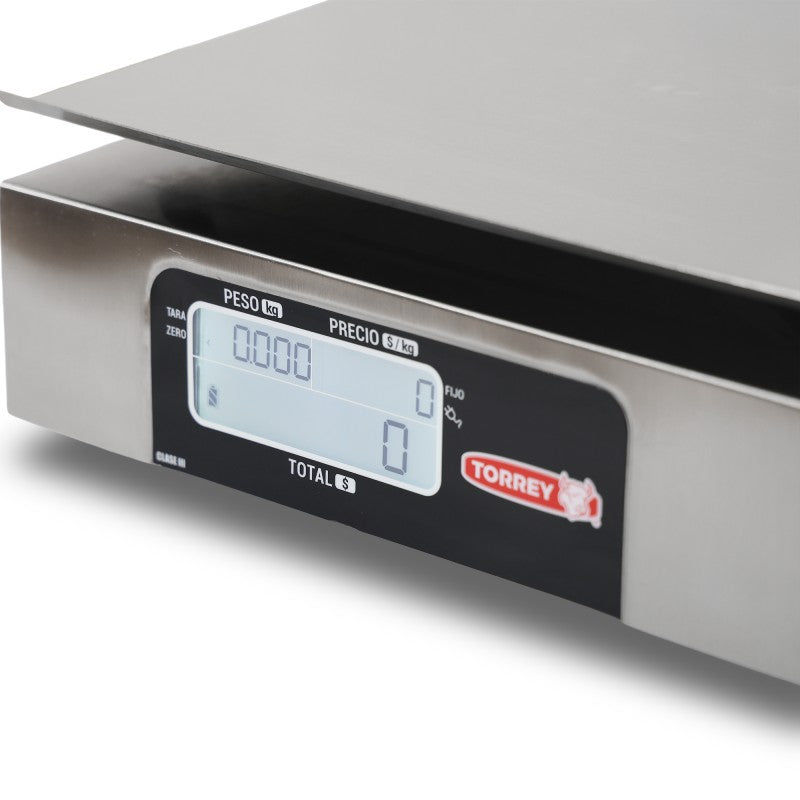 Bascula Comercial Torrey Con Impresor Térmico Pcr40-TK Capacidad 40kg