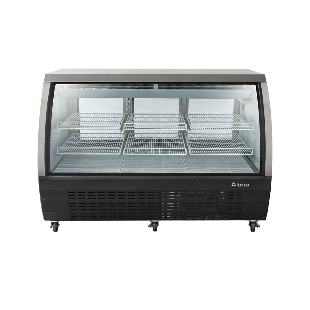 Vitrina Refrigerada Cremera Drago Vci-163 0°c A 6°c Cristal Curvo