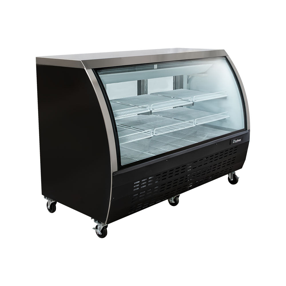 Vitrina Refrigerada Cremera Drago Vci-163 0°c A 6°c Cristal Curvo