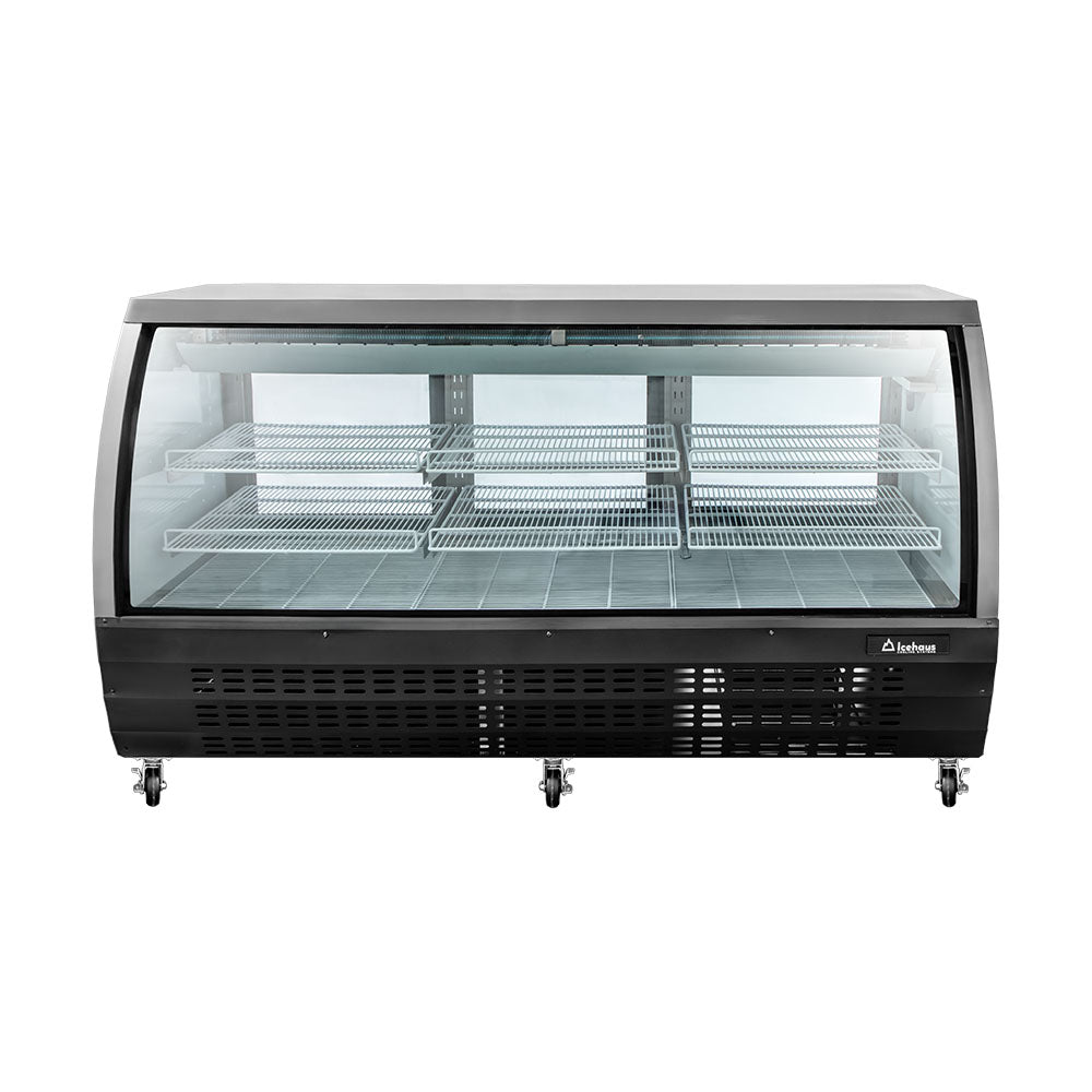 Vitrina Refrigerada Cremera Drago VCI-200 0°c A 6°c Vidrio Curvo 20.4 Pies
