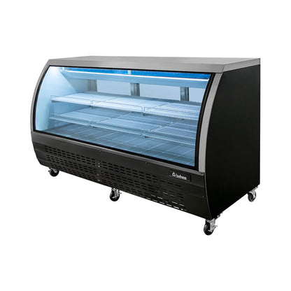 Vitrina Refrigerada Cremera Drago VCI-200 0°c A 6°c Vidrio Curvo 20.4 Pies