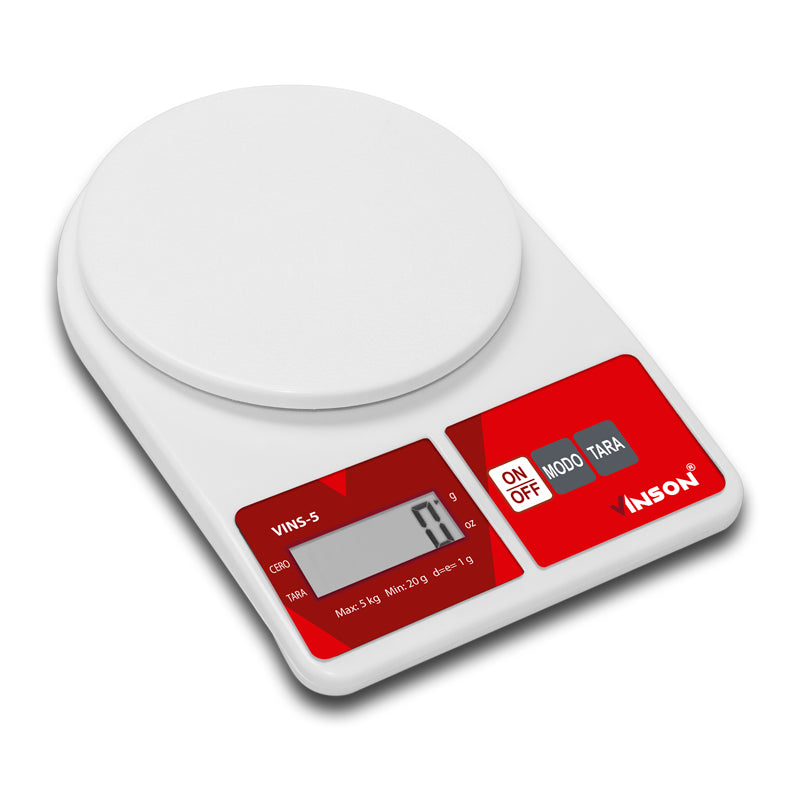 Báscula Gramera Cocina Vinson 5kg Vins5 – RBanda