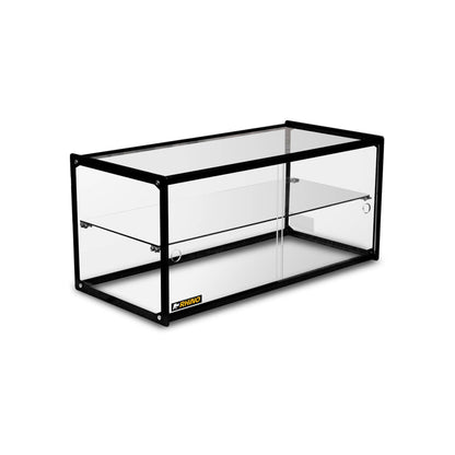 Vitrina Neutra Recta De Mostrador Rhino VITNEU-120R Vidrio Templado 120L