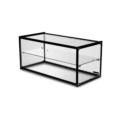 Vitrina Neutra Recta De Mostrador Rhino VITNEU-120R Vidrio Templado 120L