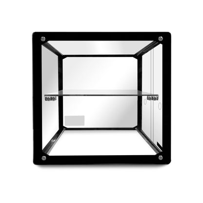 Vitrina Neutra Recta De Mostrador Rhino VITNEU-120R Vidrio Templado 120L