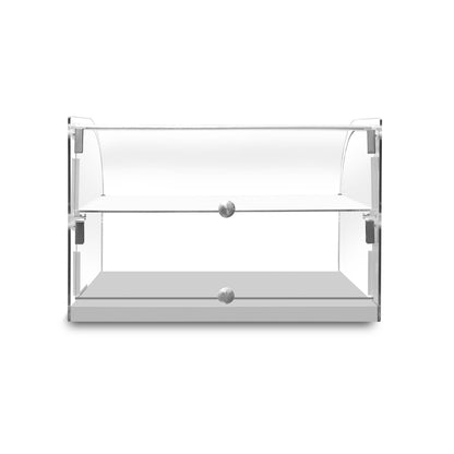 Vitrina Neutra Curva De Mostrador Rhino VITNEU-45C 45L Vidrio Templado