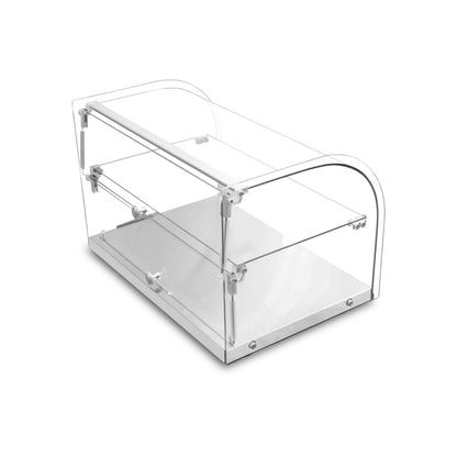 Vitrina Neutra Curva De Mostrador Rhino VITNEU-45C 45L Vidrio Templado