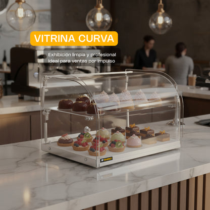 Vitrina Neutra Curva 45 Litros VITNEU 45C / RHINO