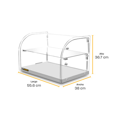 Vitrina Neutra Curva 45 Litros VITNEU 45C / RHINO
