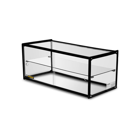 Vitrina Neutra Recta De Mostrador Rhino VITNEU-90R  Vidrio Templado 90L