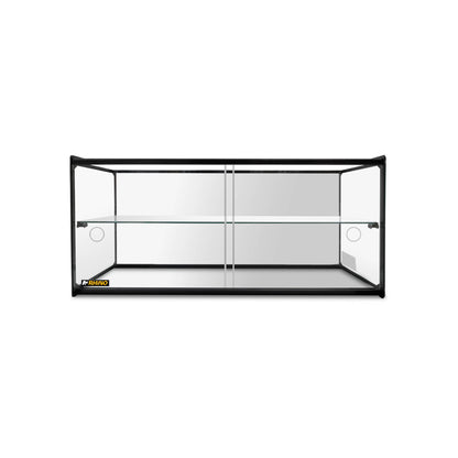 Vitrina Neutra Recta De Mostrador Rhino VITNEU-90R  Vidrio Templado 90L