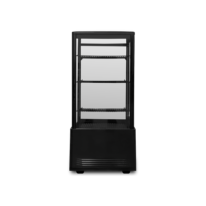 Vitrina Refrigerada Vertical Panorámica Rhino VIVEPA-3 80L 0°C a 12°C