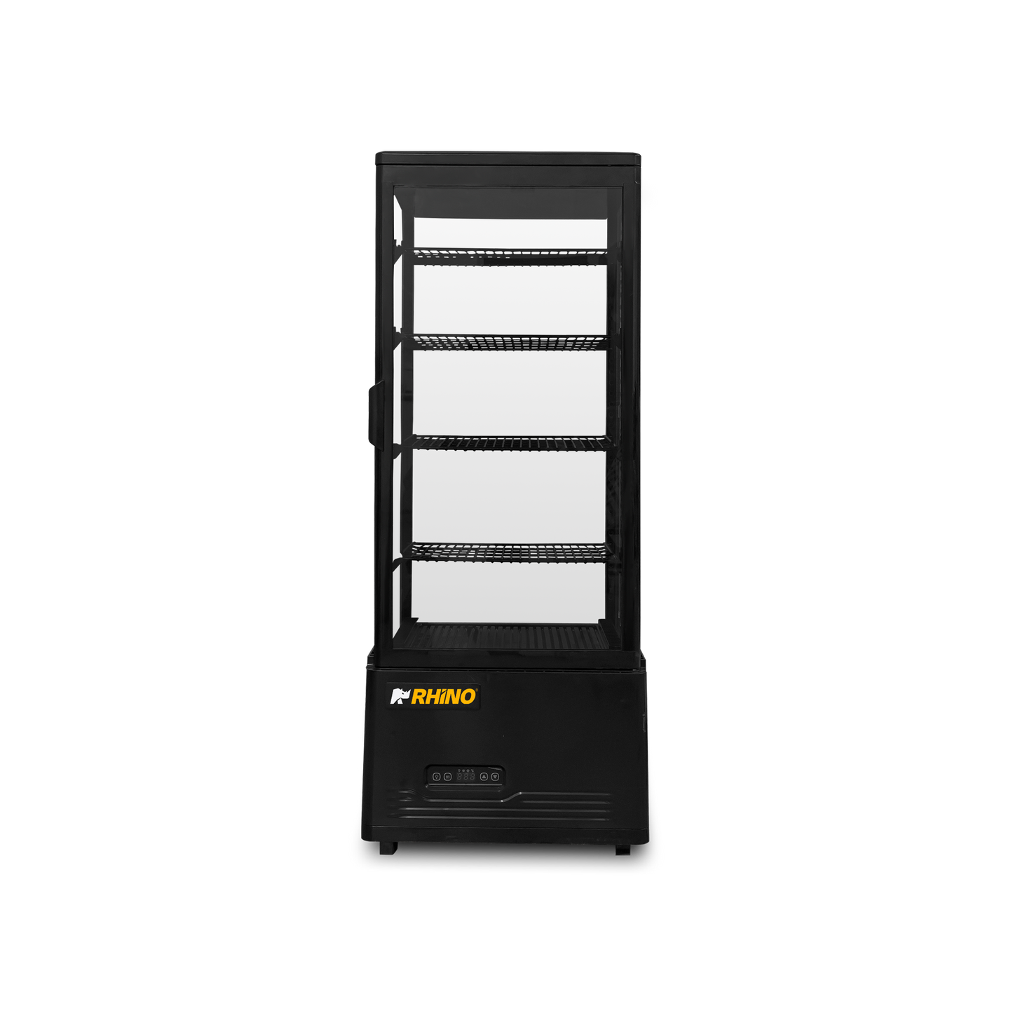 Vitrina Refrigerada Vertical Panorámica Rhino VIVEPA-4 100L 0.9°C a 9.7°C