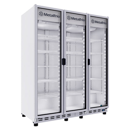 Refrigerador Cervecero Metalfrio VN135 3 puertas -1.5° A -5.5°c iluminación led 64 pies