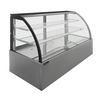 Vitrina Refrigerada Pastelera Icehaus Vpc-180 Vidrio Curvo 2°C A 8°C