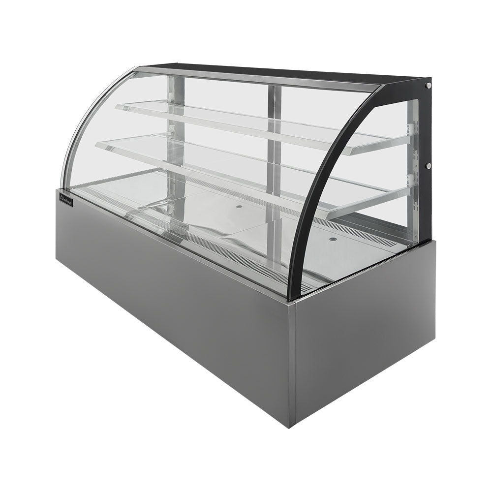 Vitrina Refrigerada Pastelera Icehaus Vpc-180 Vidrio Curvo 2°C A 8°C