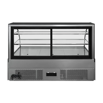 Vitrina Refrigerada Pastelera Icehaus Vpc-180 Vidrio Curvo 2°C A 8°C