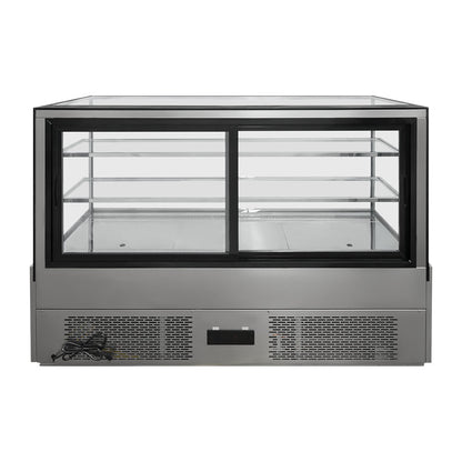 Vitrina Refrigerada Pastelera Icehaus Vpp-180 Vidrio Recto 2°C A 8°C
