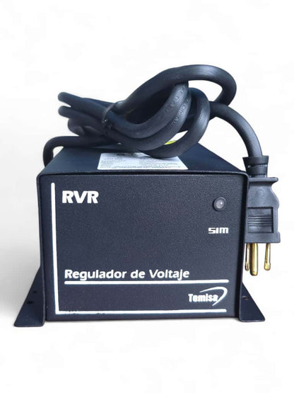Regulador Motoprotector De Voltaje Temisa 1000 Watts Negro