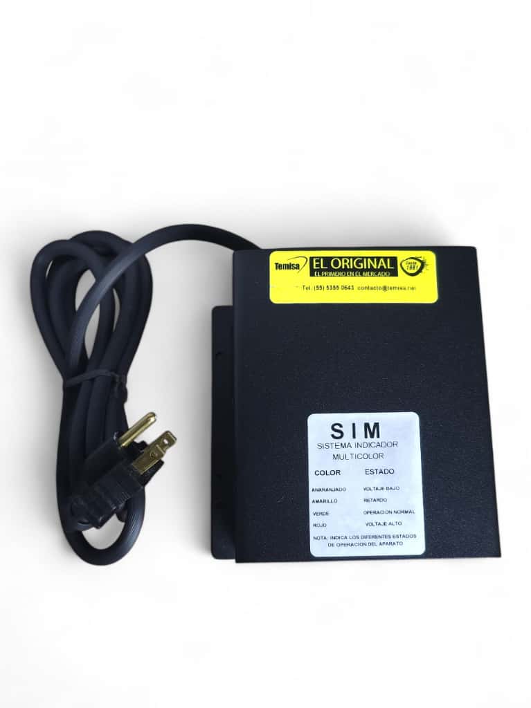 Regulador Motoprotector De Voltaje Temisa 1000 Watts Negro