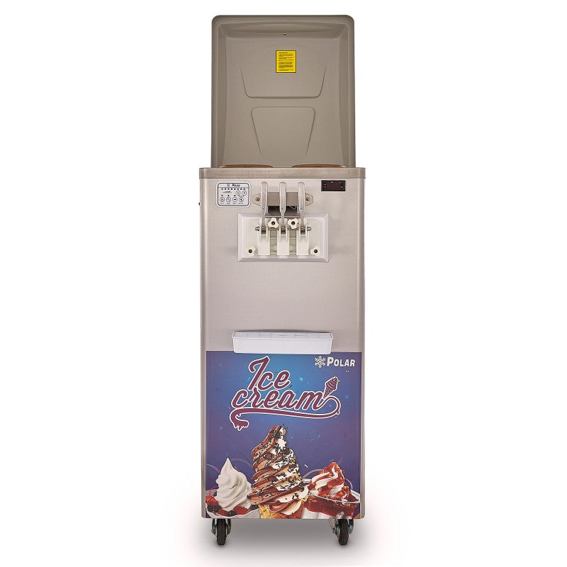 Máquina de Nieve Polar MN-16 200 conos por hora 220V 2 sabores+combinado