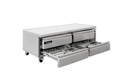 Base para Chef refrigerada 4 cajones Icehaus 14 pies rango de 0°C a 4°C