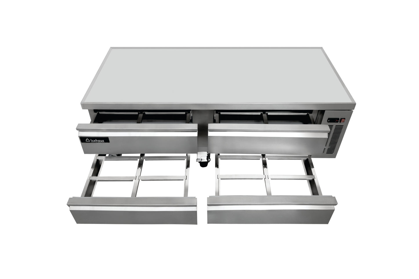 Base para Chef refrigerada 4 cajones Icehaus 14 pies rango de 0°C a 4°C