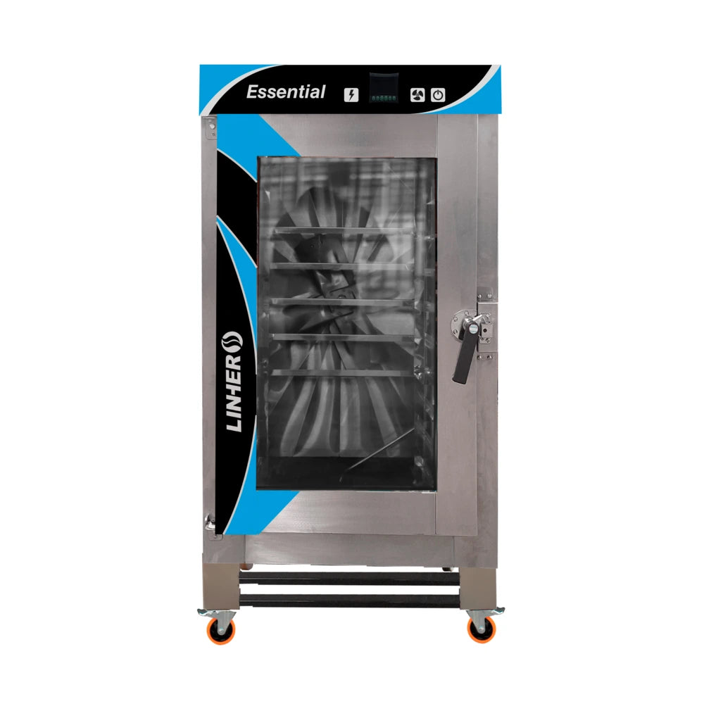 Horno de Convección Linher Essential 10 charolas Acero Inoxidable a gas LP