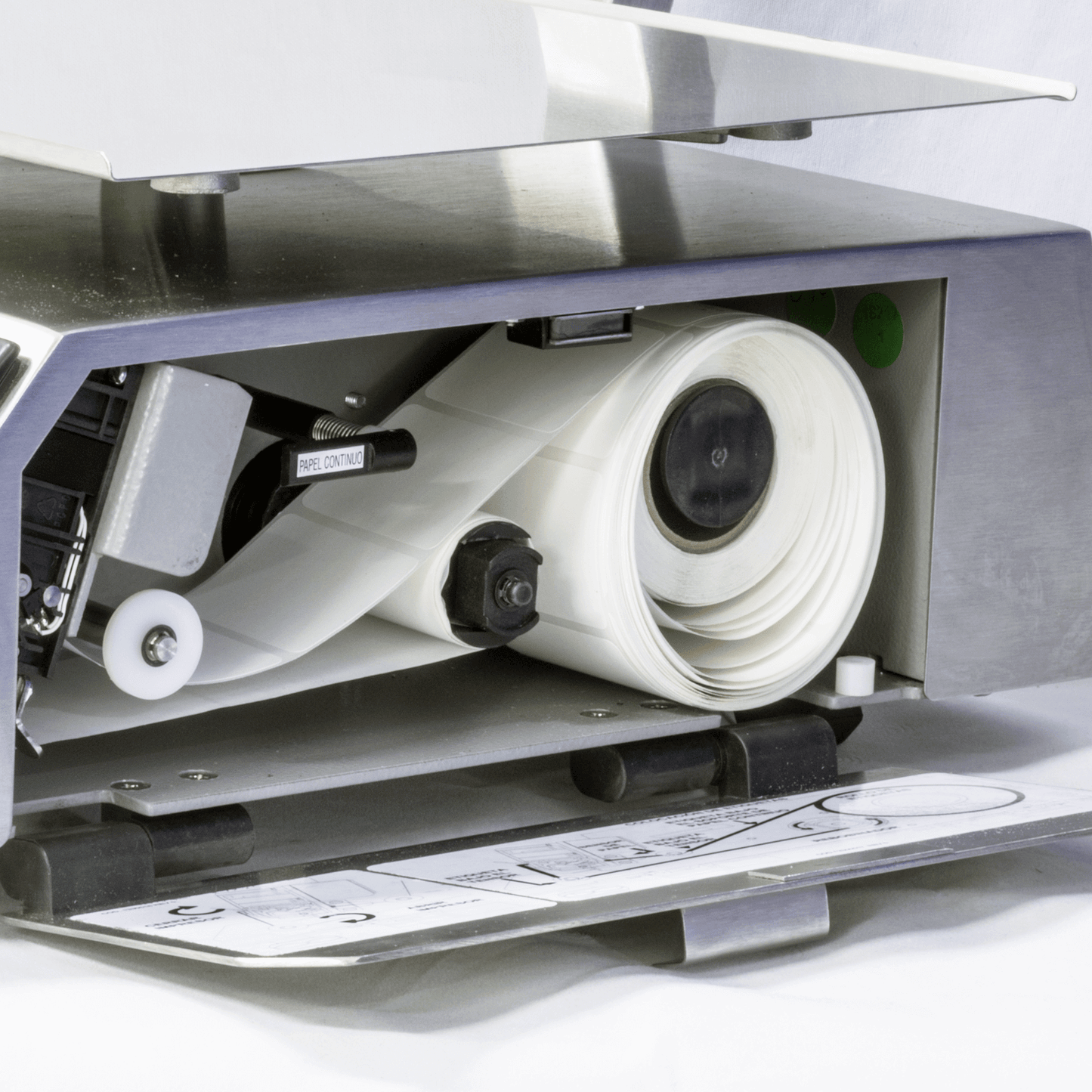 Báscula Etiquetadora de Acero Inoxidable con Torreta Torrey W-LABEL40 40kg