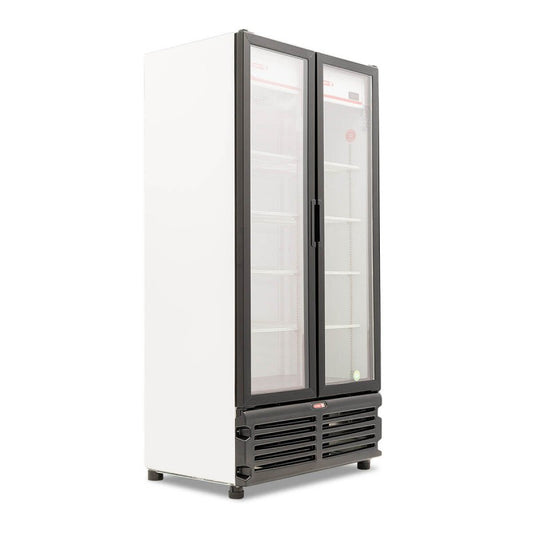 Refrigerador Comercial Vertical 2 puertas Torrey Tvc-26 rango temperatura 2 A 6°c refresquero