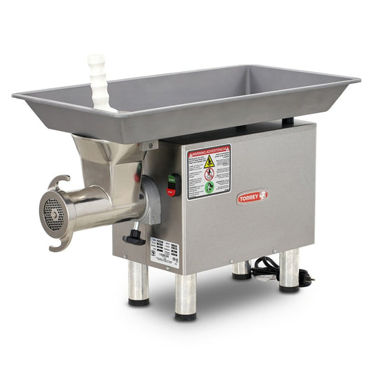 Molino para Carne Torrey M22RSS1 1 HP Cabezal Acero Inoxidable 1HP