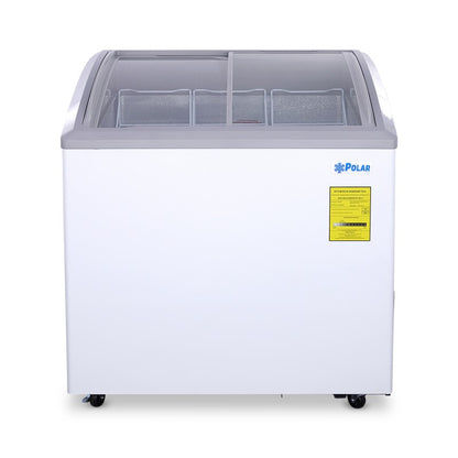 Congelador Paletero tapa cristal curvo Polar CH200CR 152 litros