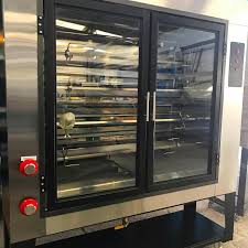Rosticero Comercial Hoffman 45 pollos Gas LP Acero Inoxidable