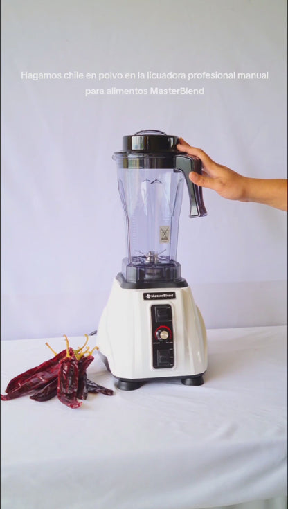 Licuadora Profesional Uso Rudo para cocina alimentos MasterBlend MBK20M 1.5HP 110V 20,000 RMP