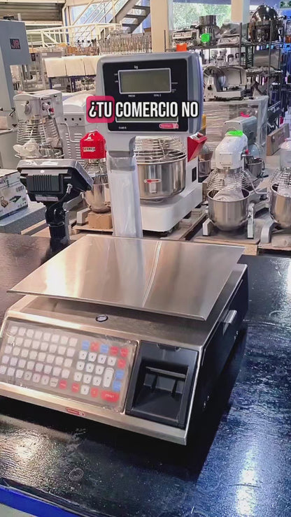 Báscula Digital Etiquetadora Torrey WLabel40 40kg Precisión 10g Etiqueta o Ticket