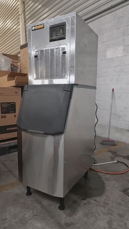 Fabrica De Hielo Comercial Rhino Fahiel250 Frappé granular 127V Capacidad de producción diaria: 250 kg