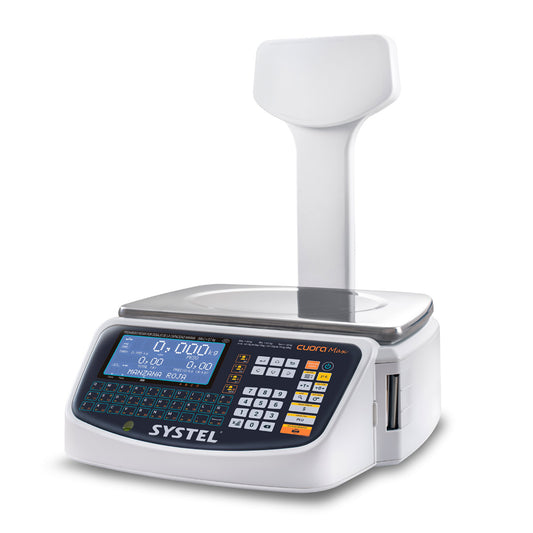 Báscula Digital Etiquetadora Systel Cuora Max WIFI 30Kg WIFI+USB hasta 8000 productos