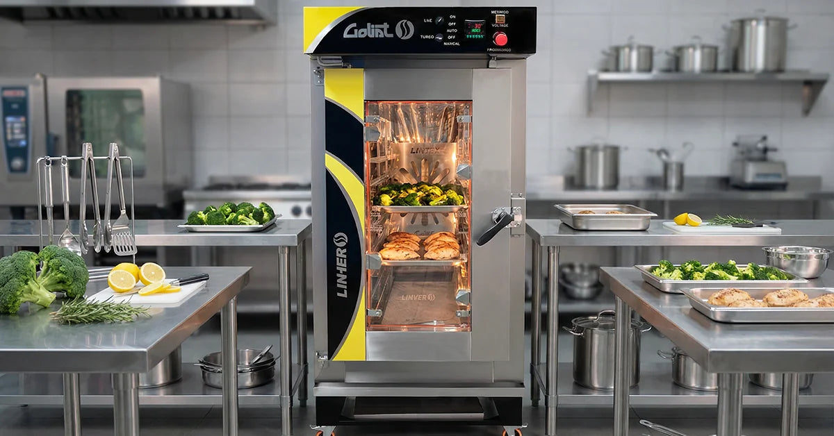 Horno de Convección Comercial Linher Goliat 10 Charolas Acero Inoxidable control digital