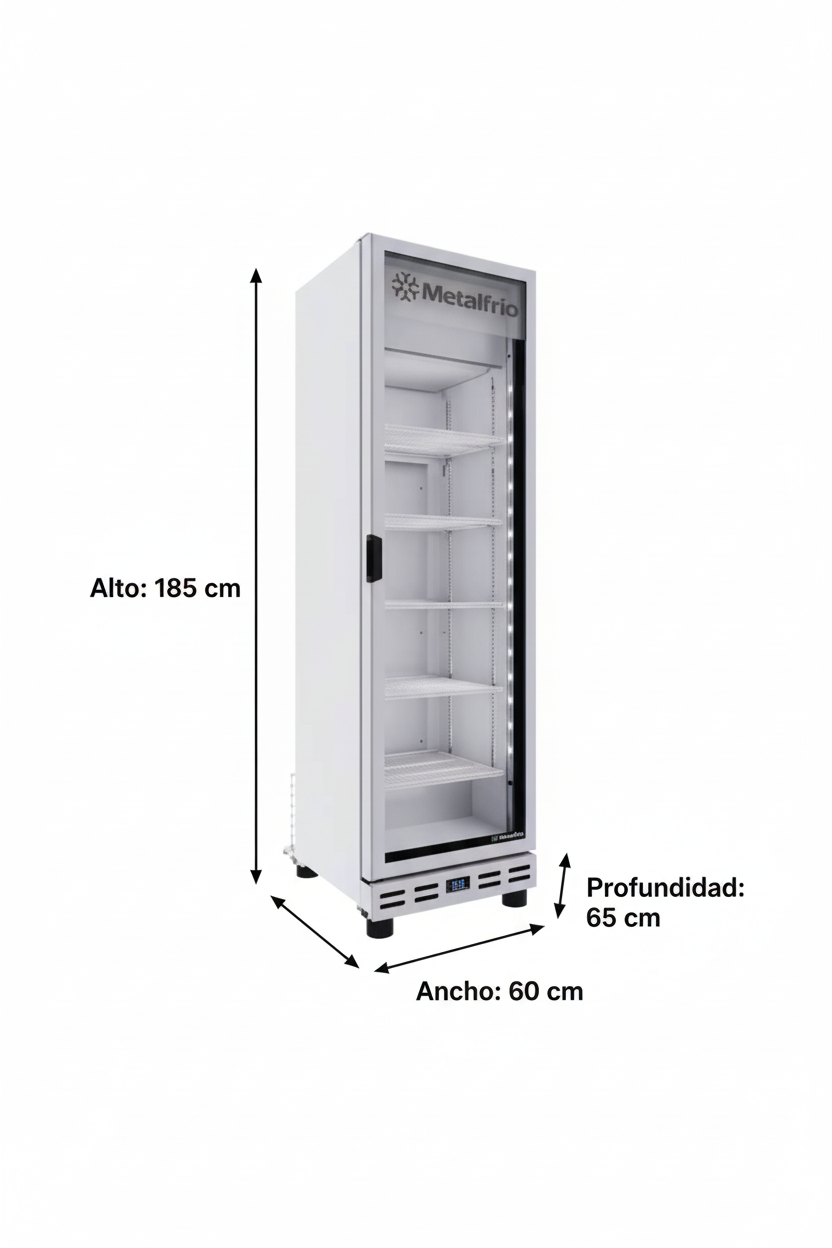 Refrigerador Comercial Cervecero Metalfrio VN25 Full Door Subzero