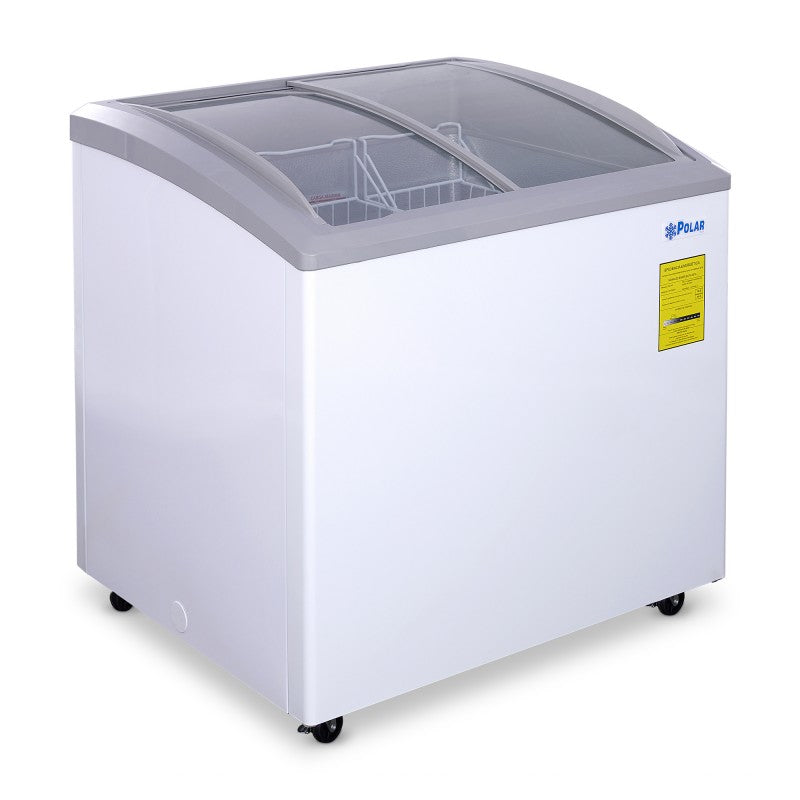 Congelador Paletero tapa cristal curvo Polar CH200CR 152 litros